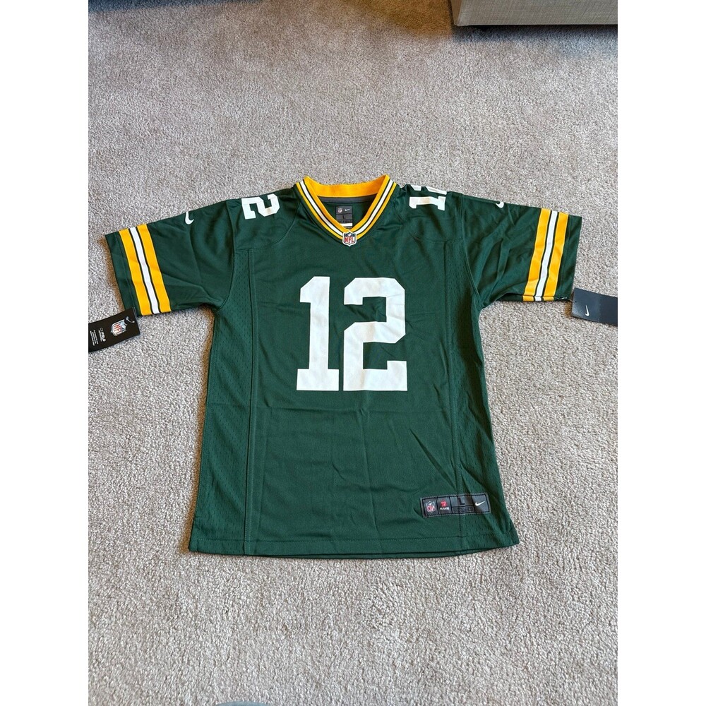 Aaron Rodgers Green Bay Packers Youth Nike NWT NFL Jersey Size Large
